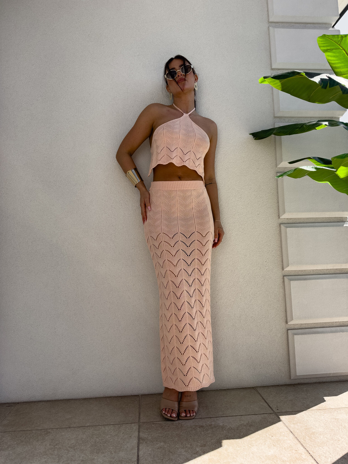 Komplet MARBELLA - morela