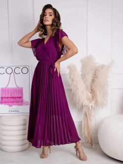 Długa plisowana sukienka Stella