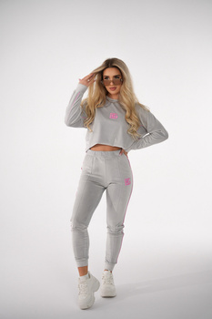 DRES BG LINE WOMAN | SZARY