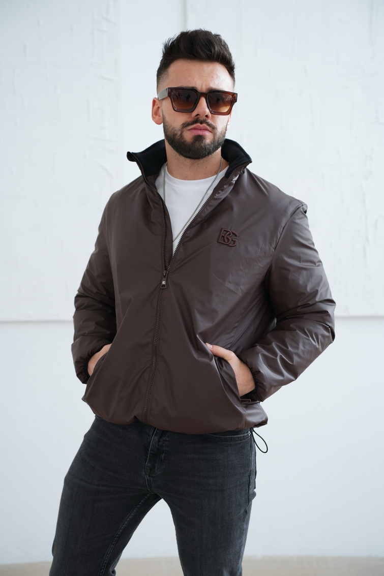 Kurtka męska BG Water | gorzka czekolada