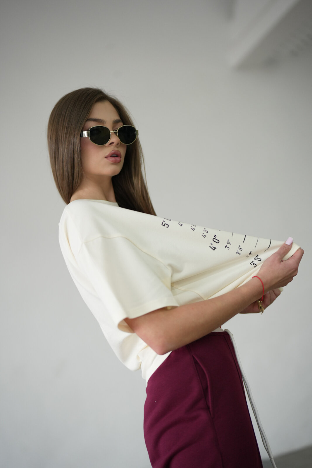 T-SHIRT DAMSKI BG PUG | WANILIOWY