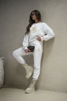 DRES DAMSKI BG CINAMOON | BIAŁY