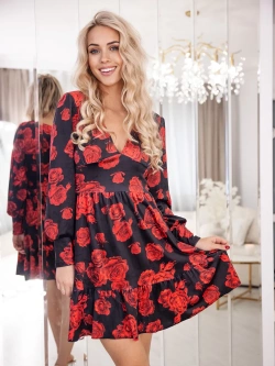 Krótka zwiewna sukienka Sabrina