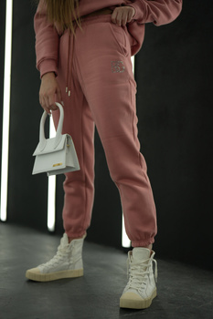 SPODNIE DAMSKIE BG RICH | BRUDNY RÓŻ