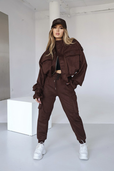 Kurtka damska BG Military | czekolada