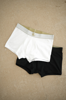 BOKSERKI MĘSKIE BG GOLDEN | 2PAK (BIAŁY, CZARNY)