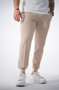 SPODNIE MĘSKIE BG FOCUS BRANDENBURG COUTURE | BEŻ