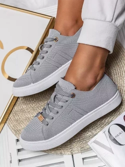 Damskie trampki szare JHY262-26