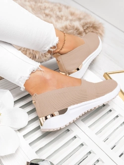 Damskie buty sportowe beżowe KB210-63