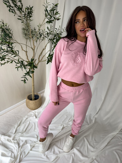 Komplet LOUIS - jasny róż