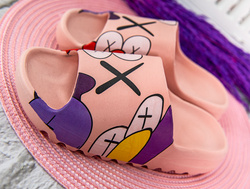 Damskie klapki różowe CK240-11