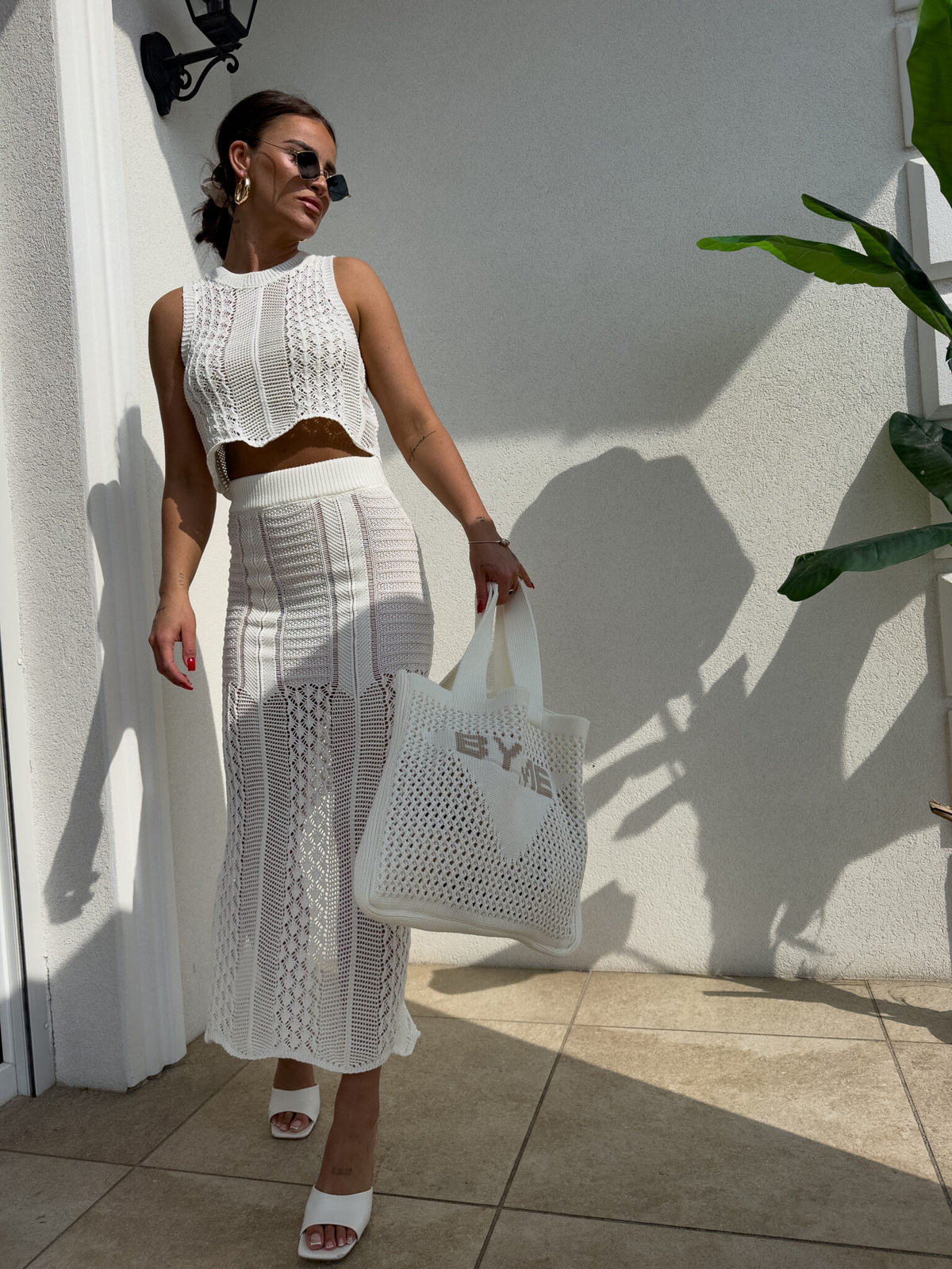 Komplet FLORIDA - ecru