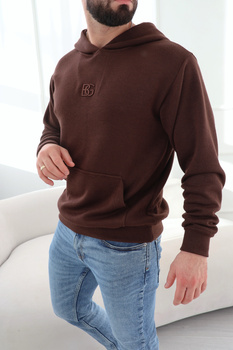 Bluza męska BG Ozzy | gorzka czekolada