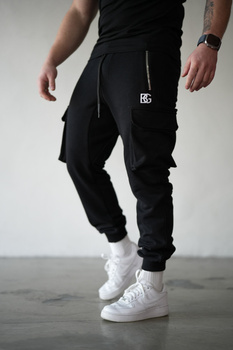 SPODNIE MĘSKIE BG SIGMA | CZARNY