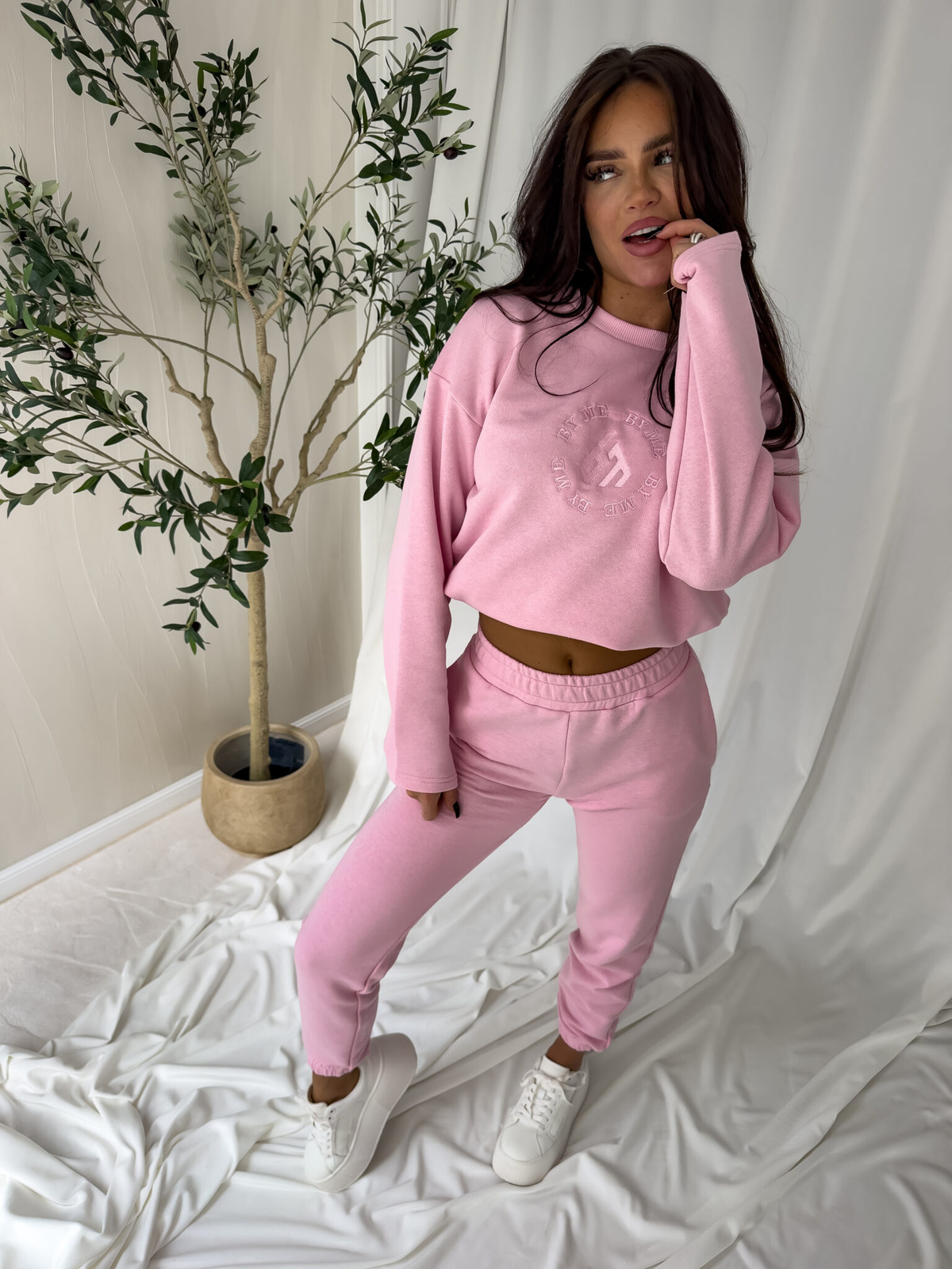 Komplet LOUIS - jasny róż