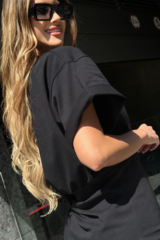 SUKIENKA DAMSKA BG MALIBU | CZARNY