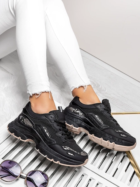 Damskie buty sportowe czarne TL391