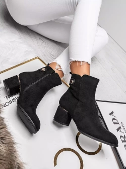 Damskie botki czarne A6220N