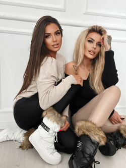 Damski sweter beżowy 82221BE