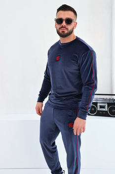 Dres męski BG Aero | granat