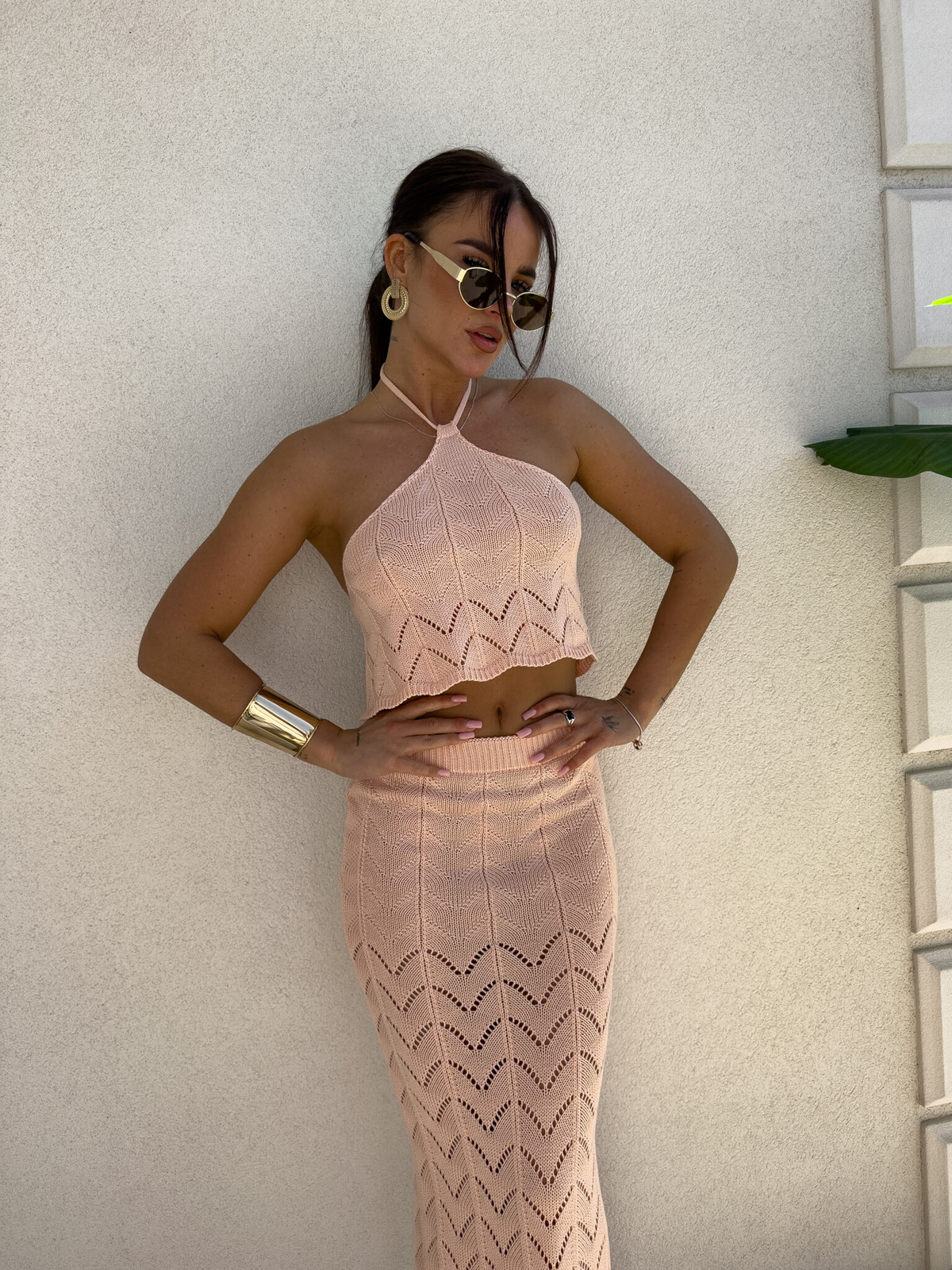 Komplet MARBELLA - morela