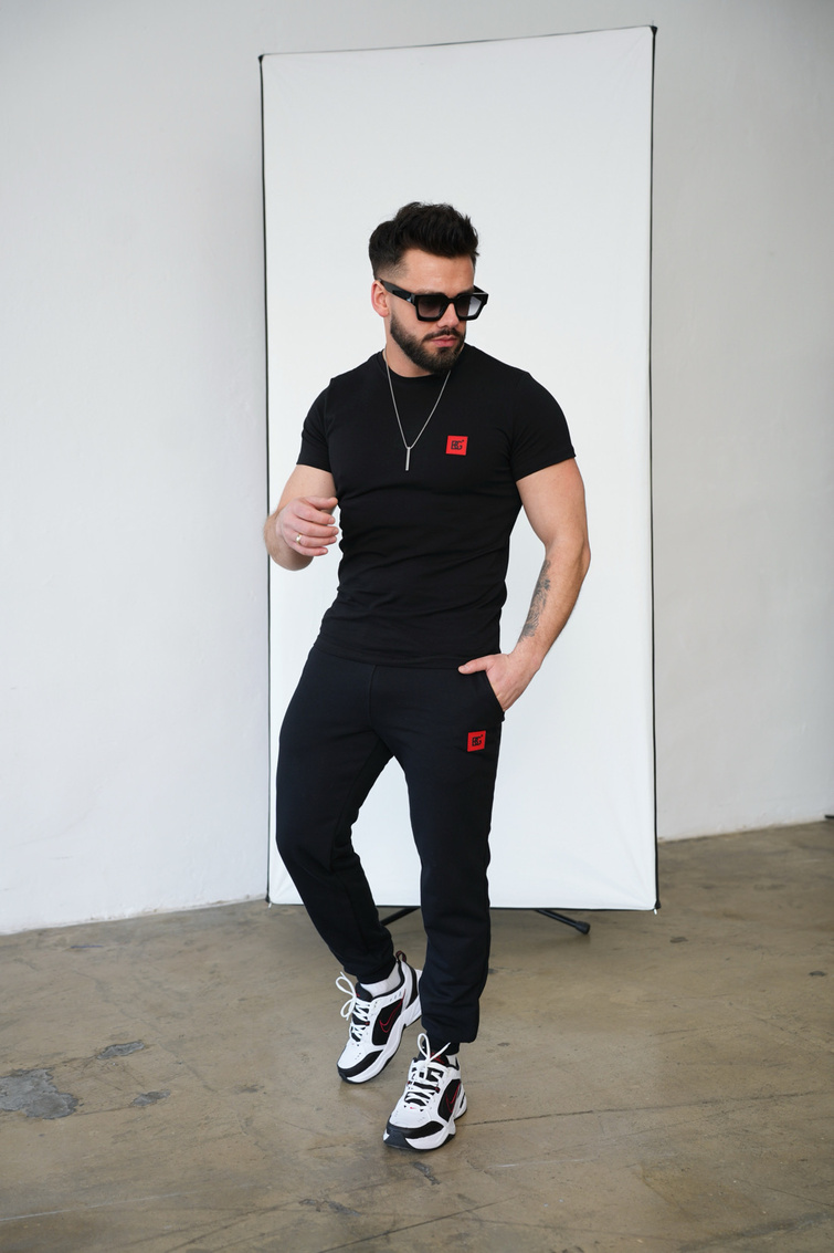 T-Shirt męski BG Klaus | czarny