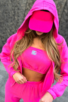 DRES 3-CZĘŚCIOWY DAMSKI BG SOFT | RÓŻOWY