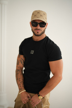 T-SHIRT MĘSKI BG SMART | CZARNY