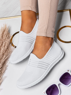 Damskie białe buty sportowe DD223-9