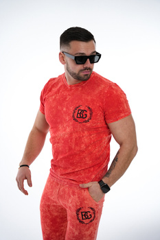 T-SHIRT BG WINNER MAN | CZERWONY