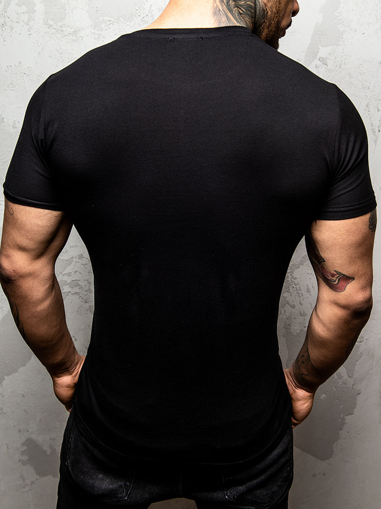 Męski t-shirt z nadrukiem TS202