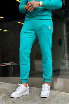 SPODNIE MĘSKIE BG BRAND | SZMARAGDOWY