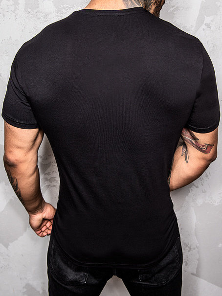Męski t-shirt czarny TSK12